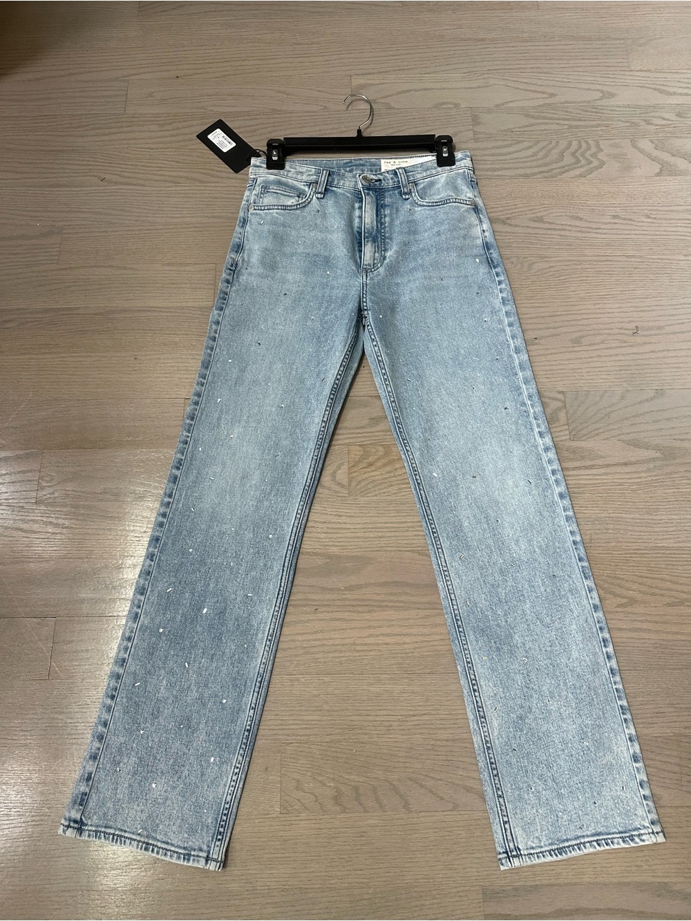 rag & bone Light Blue Straight Leg Jeans